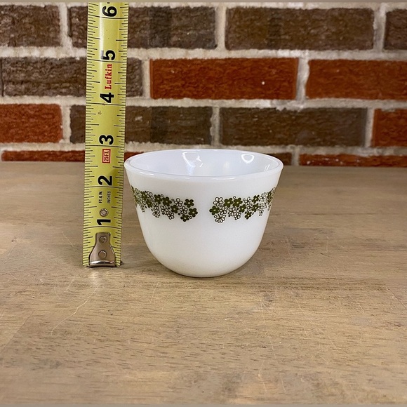 Pyrex Corelle Spring Blossom Crazy Daisy 4 Coffee Tea Cup Mugs Milk glass - Picture 6 of 10
